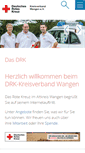 Mobile Screenshot of drk-kv-wangen.de